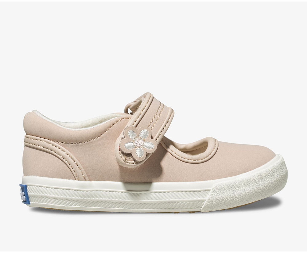 Keds Slip Ons Pink - Ella Mary Jane - Kids WCZVGE-827